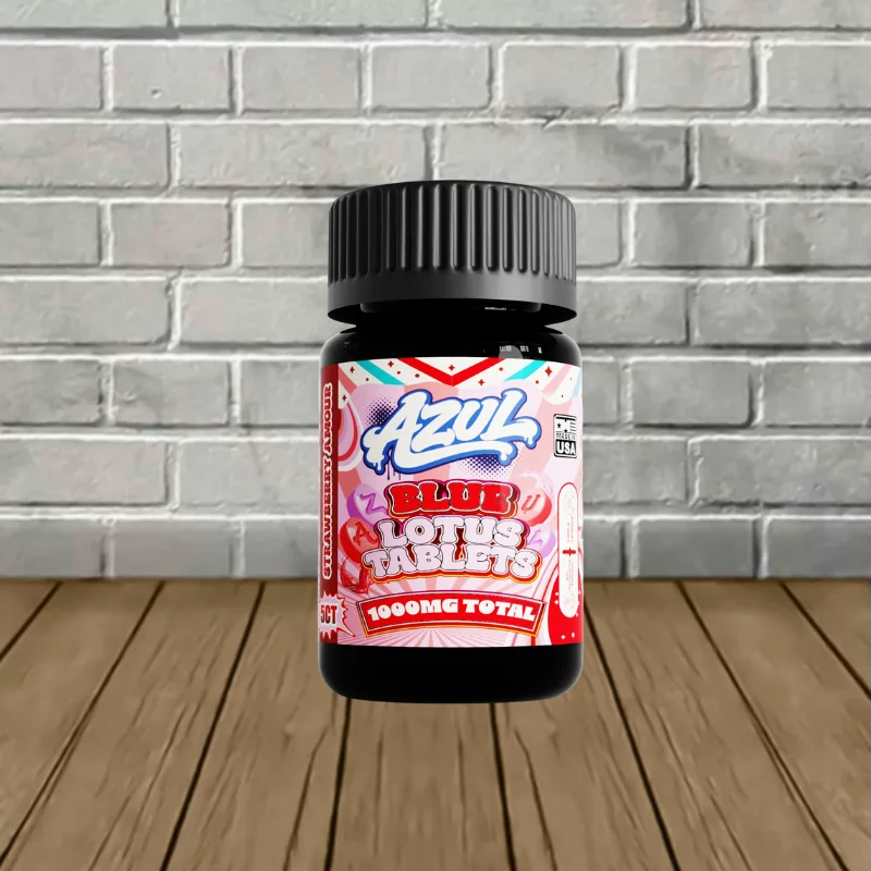 Azul Blue Lotus Tablets 200mg 5ct - Strawberry Amour -- 5ct Jar