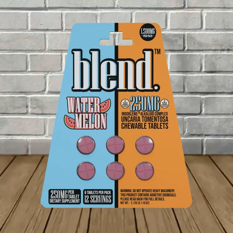 Blend IndoBlend Alkaloid Complex Botanical Extract 250mg 6ct - Watermelon -- 6ct Blister Pack