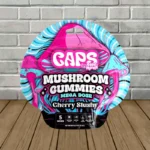 CAPS by Good Morals Mega Dose Mushroom Gummies 5ct - Cherry Slushy