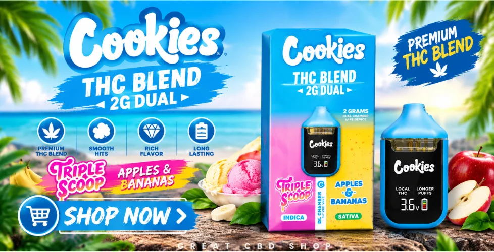 Cookies THC Blend AIO Dual Chamber Disposable Vape