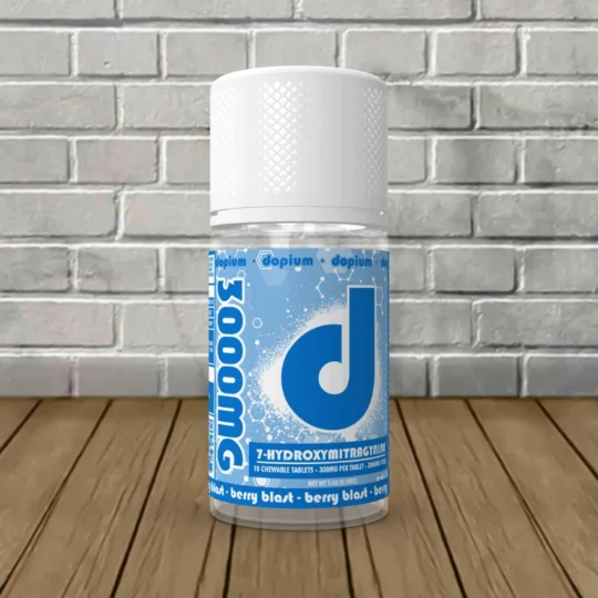 Dopium-7-Hydroxy-Tablets-3000mg-Berry-Blast-10ct-Jar