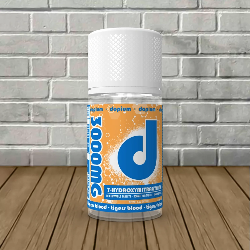 Dopium-7-Hydroxy-Tablets-3000mg-Tigers-Blood-10ct-Jar-
