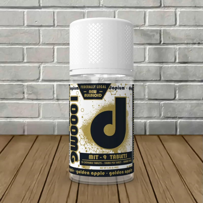 Dopium MIT-9 Extract Tablets 100mg 10ct - Golden Apple -- 10ct Jar