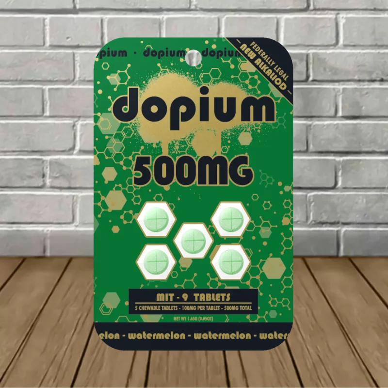 Dopium MIT-9 Extract Tablets 100mg 5ct - Watermelon -- 5ct Blister