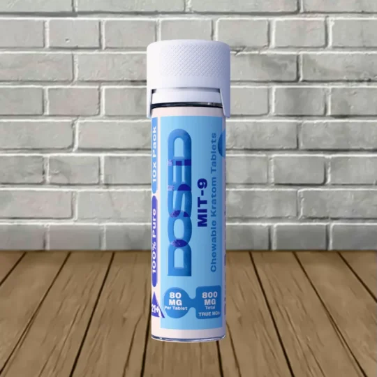 Dosed MIT-9 Extract Tablets 80mg 10ct - Blue Raspberry -- 10ct Tube