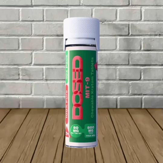 Dosed MIT-9 Extract Tablets 80mg 10ct - Watermelon Rush -- 10ct Tube