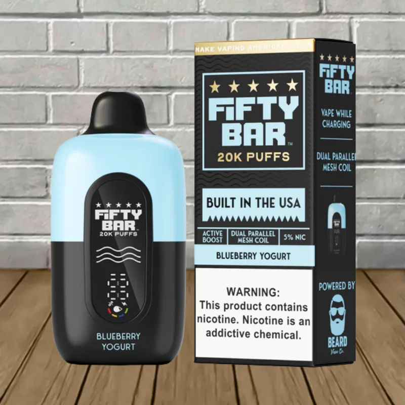 Fifty Bar Black Edition V2 Disposable 20k - Blueberry Yogurt -- DISPOSABLE