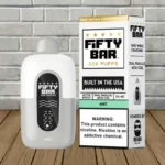 Fifty Bar White Edition V2 Disposable 20k - Mint -- DISPOSABLE