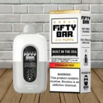 Fifty Bar White Edition V2 Disposable 20k - Strawmelon Twist -- DISPOSABLE