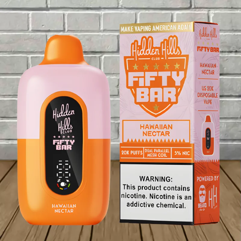Fifty Bar x Hidden Hills Disposable 20k - Hawaiian Nectar -- DISPOSABLE