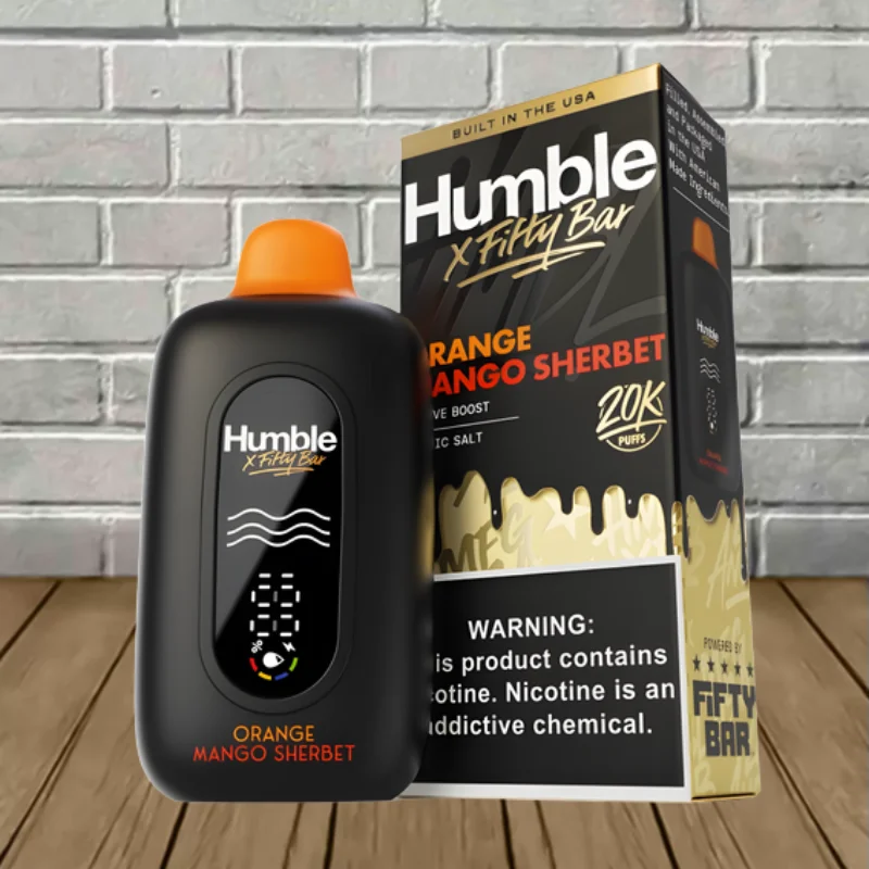 Fifty Bar x Humble Disposable 20k - Orange Mango Sherbet -- DISPOSABLE