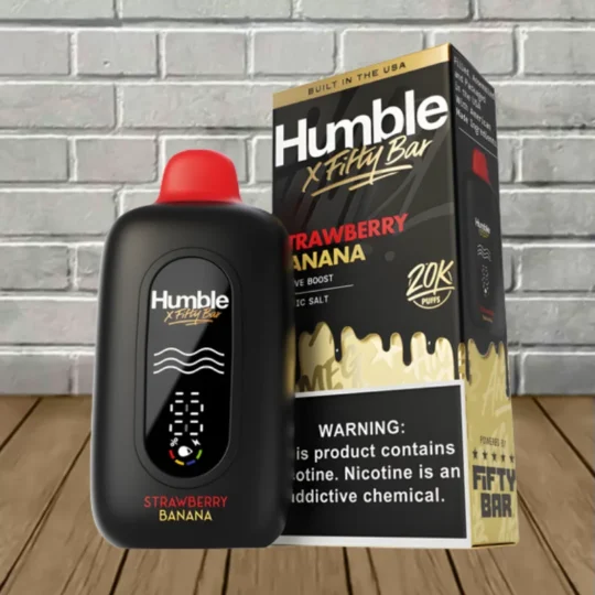 Fifty Bar x Humble Disposable 20k - Strawberry Banana -- DISPOSABLE