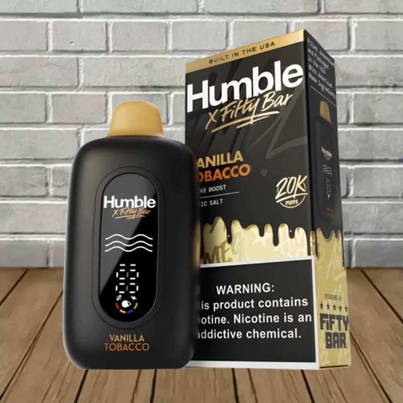 Fifty Bar x Humble Disposable 20k - Vanilla Tobacco -- DISPOSABLE
