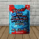 Hixotic Trap'd Out D9 Gummies 250mg - Blue Razz Watermelon -- 10ct Pack