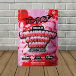 Hixotic Trap'd Out D9 Gummies 250mg - Strawberry Cotton Candy -- 10ct Pack