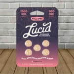 Lucid Full Spectrum Kratom Extract Tablets 300mg 5ct - Strawmelon -- 5ct Blister Pack