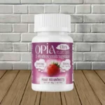 Opia Ultra 7-Hydroxymitragynine High Potency Chewable Tablets 100mg 20ct - Sour Strawberry -- 20ct Jar