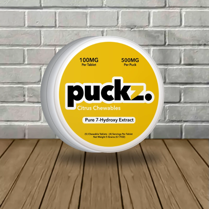 Puckz-Pure-7-Hydroxy-Extract-Tablets-500mg-Citrus-5ct-Pack-