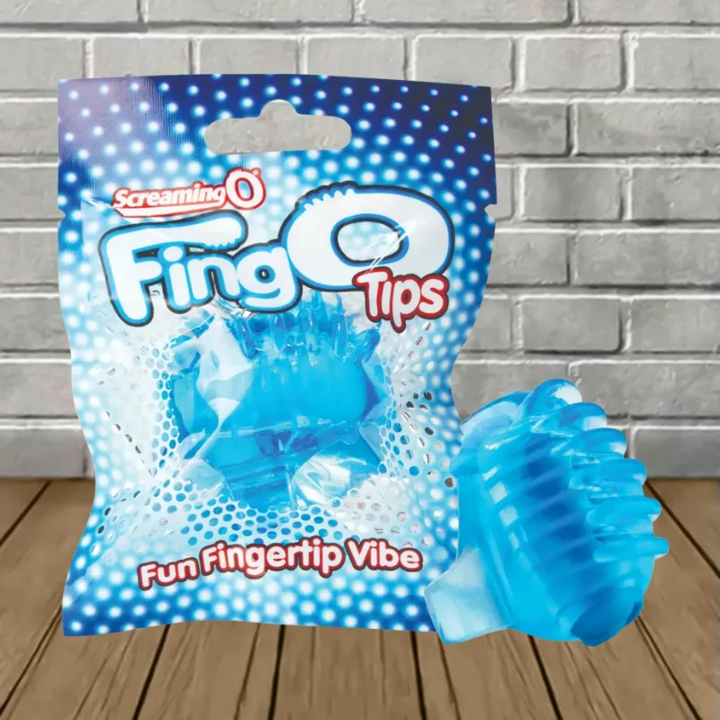 Screaming O FingO Tip Toy - Blue -1ct