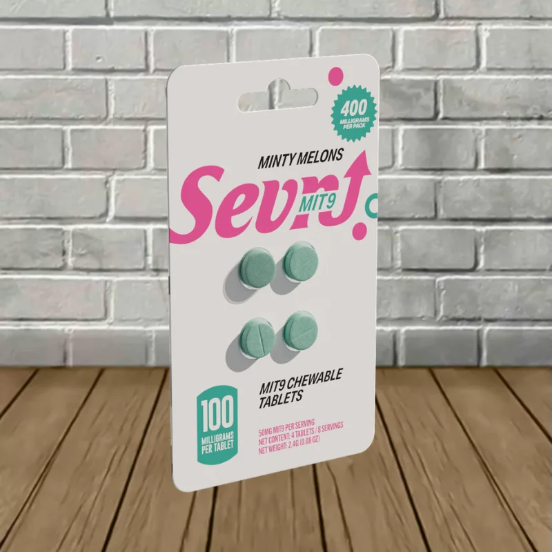 Sevn MIT-9 Extract Tablets 100mg 4ct - Minty Melons -- 4ct Blister
