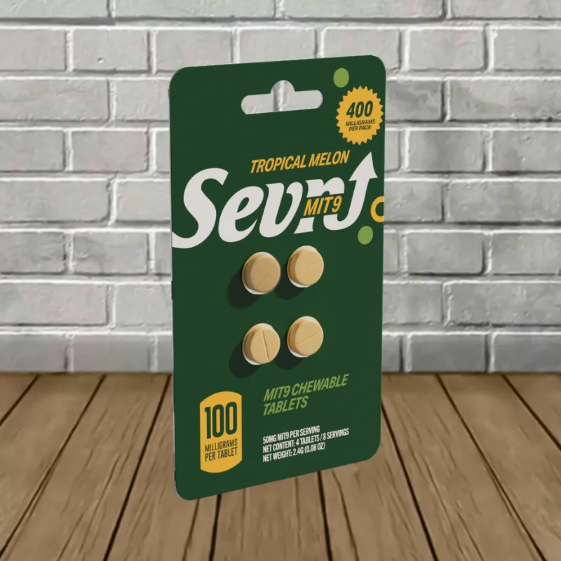 Sevn MIT-9 Extract Tablets 100mg 4ct - Tropical Melon -- 4ct Blister