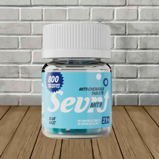 Sevn MIT-9 Extract Tablets 80mg 10ct - Blue Razz -- 10ct Jar