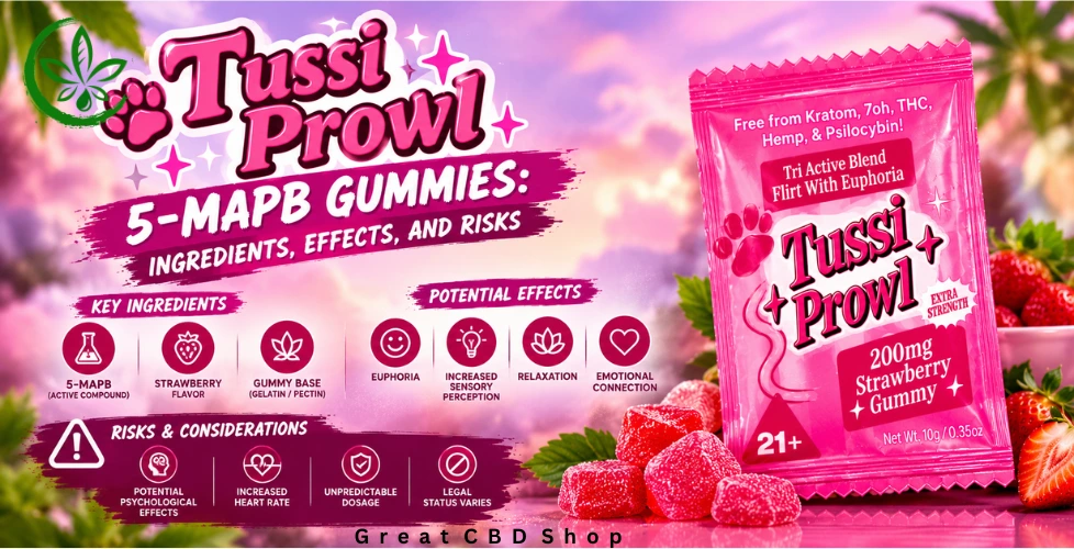 Tussi Prowl 5-MAPB Gummies Ingredients, Effects, and Risks